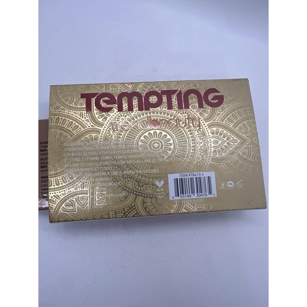 Trend Beauty Eyeshadow Palette Lot Glitter Rose Gold & Tempting Makeup